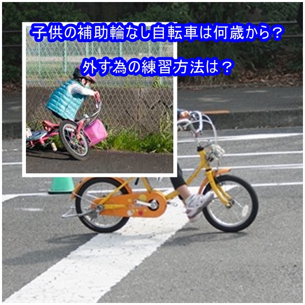 自転車 補助 輪 なし 何 歳 から