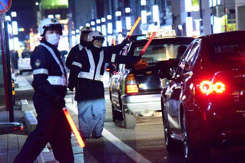 飲酒運転の取り締まり