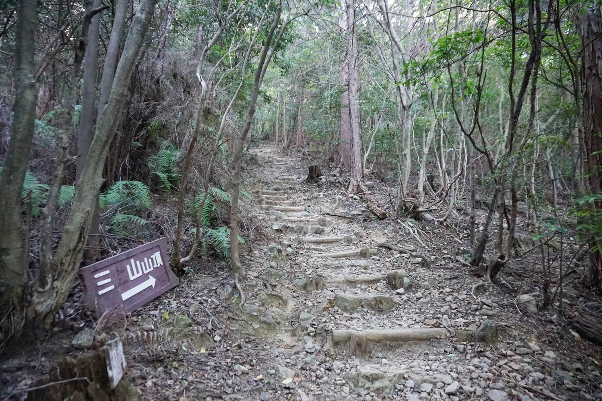 三上山　ハイキング道