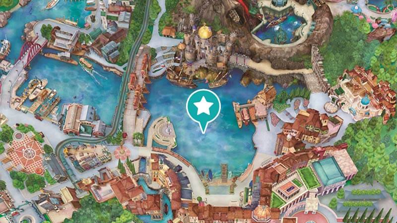 ディズニーシーディテレーニアンハーバー地図