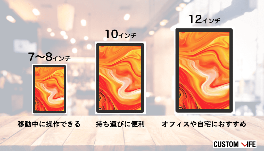 タブレット大きさ